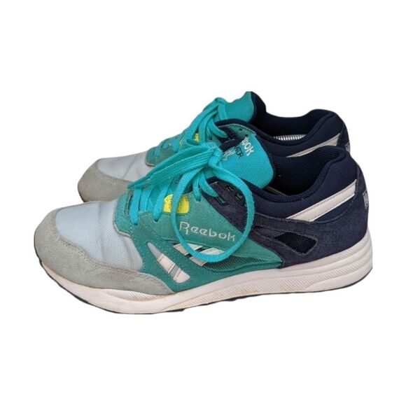 Reebok Women’s Ventilator Hexalite Green/Navy Blue Sneakers SZ 8 - Picture 5 of 9